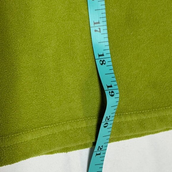 North Face Boys TKA 100 Glacier ¼ Zip Fleece Pullover, Lime Green, SIze Small - Picture 8 of 9